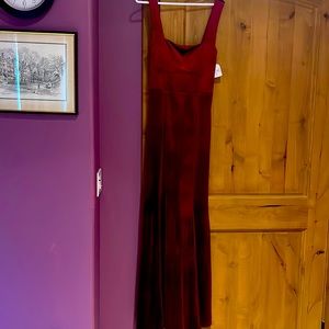 Long Burgundy Windsor maxi dress. Brand new, never worn. Size 9